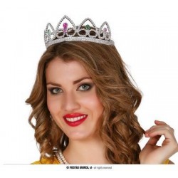 TIARA ARGENTO E DIAMANTI