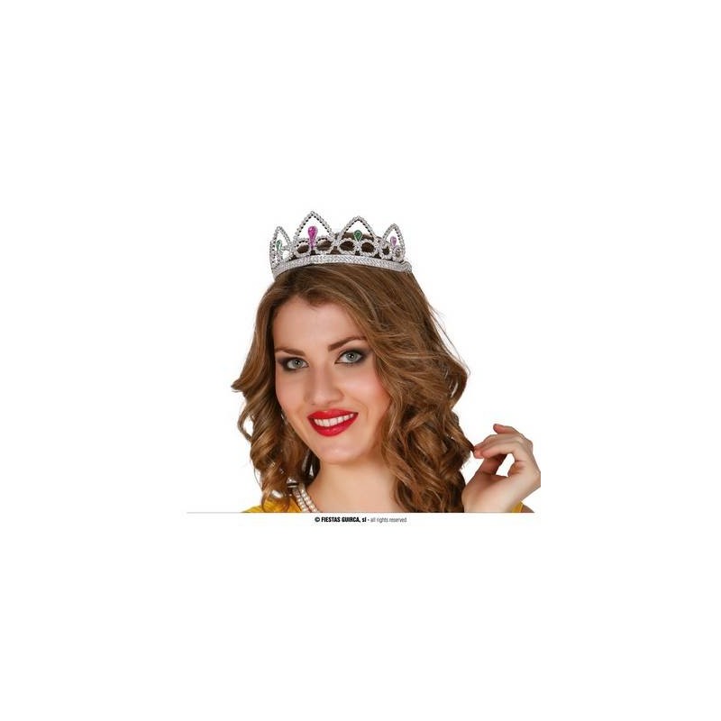 TIARA ARGENTO E DIAMANTI