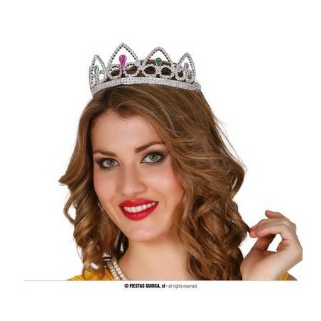 TIARA ARGENTO E DIAMANTI