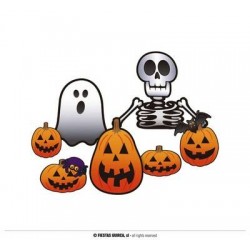 STICKERS DECORAZIONE HALLOWEEN 7pz