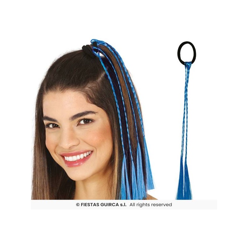 TRECCIA 35cm BLU 3pz