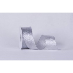 NASTRO RASETTO O/A mm40x25mt COL.101 ARGENTO