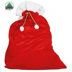 SACCO VELLUTO BABBO NATALE CORDINI ORO 60x95cm