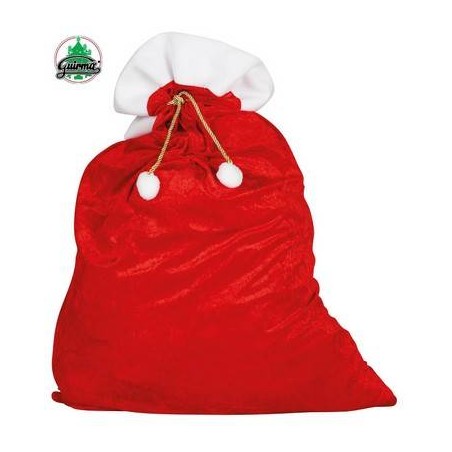 SACCO VELLUTO BABBO NATALE CORDINI ORO 60x95cm