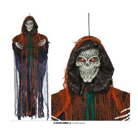 SCHELETRO DA APPENDERE CON LUCE, SUONO E MOVIMENTO