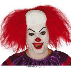 PARRUCCA CLOWN ROSSA CON PELATA
