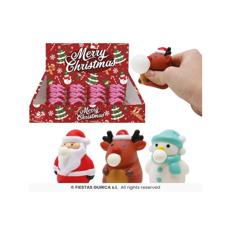 PERSONAGGI ANTISTRESS NATALIZI 1pz ASS.TI