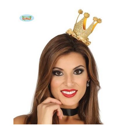 MINI CORONA CLIP ORO