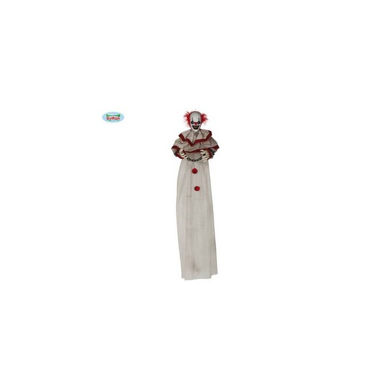 PENDENTE PAGLIACCIO CON CATENE LUCE MOVIMENTO E SUONO 90cm