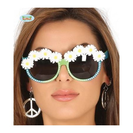 OCCHIALI VERDI CON MARGHERITE