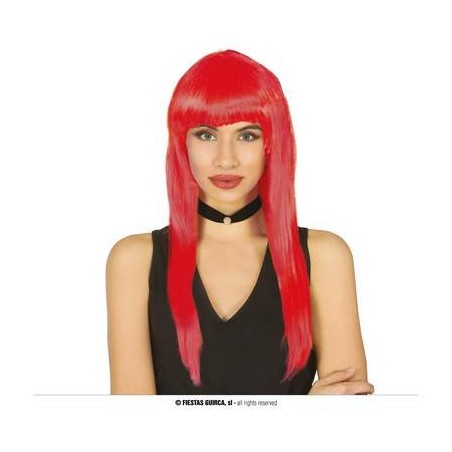 PARRUCCA ROSSA CAPELLI LUNGHI IN CONFEZIONE 120gr