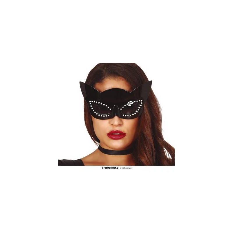 OCCHIALI NERI GATTA PLASTICA RIGIDA