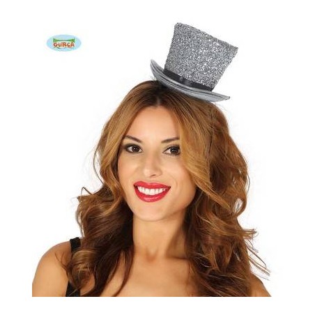 MINI CILINDRO ARGENTO C/GLITTER