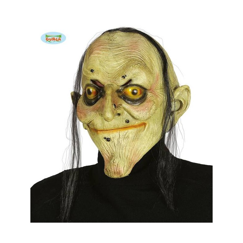 MASCHERA STREGA CON CAPELLI LATTICE