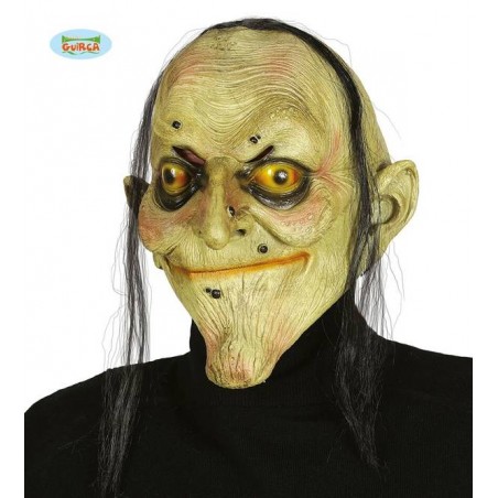 MASCHERA STREGA CON CAPELLI LATTICE