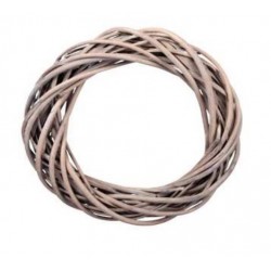 CORONA VIMINI ø40cm H.7cm GRIGIO