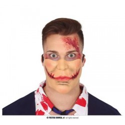 MASCHERA MEZZA FACCIA BOCCA TAGLIATA IN LATTICE