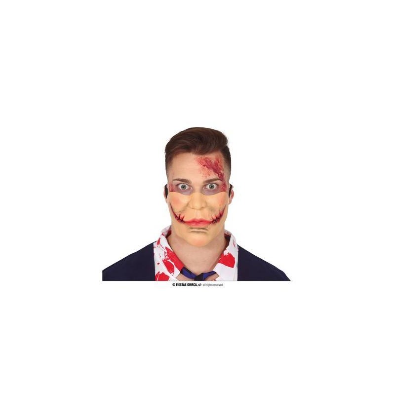 MASCHERA MEZZA FACCIA BOCCA TAGLIATA IN LATTICE