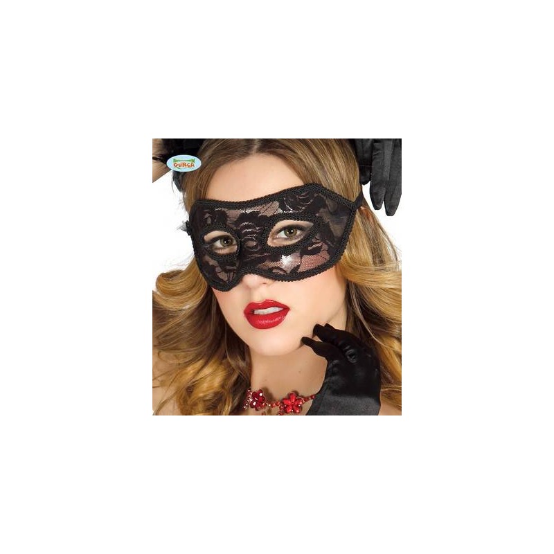 MASCHERA PIZZO NERA