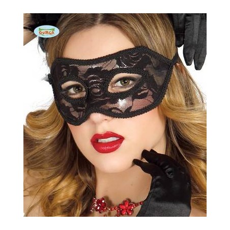 MASCHERA PIZZO NERA