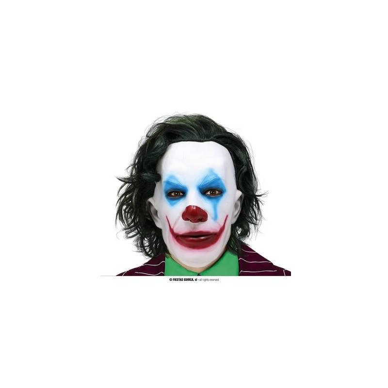 MASCHERA MR.SMILE CON CAPELLI IN LATTICE