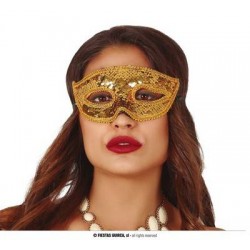 MASCHERA ORO PAILETTES
