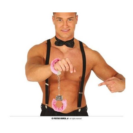 MANETTE CON VELLUTO ROSA