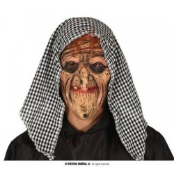 MASCHERA A CAPPUCCIO STREGA LATTICE