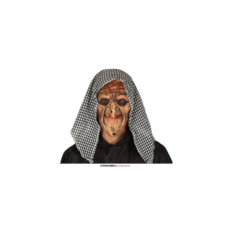 MASCHERA A CAPPUCCIO STREGA LATTICE