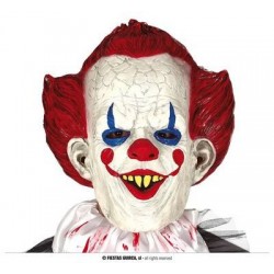 MASCHERA PAGLIACCIO SINISTRO LATTICE