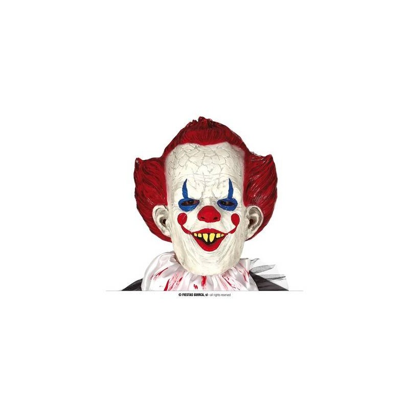 MASCHERA PAGLIACCIO SINISTRO LATTICE