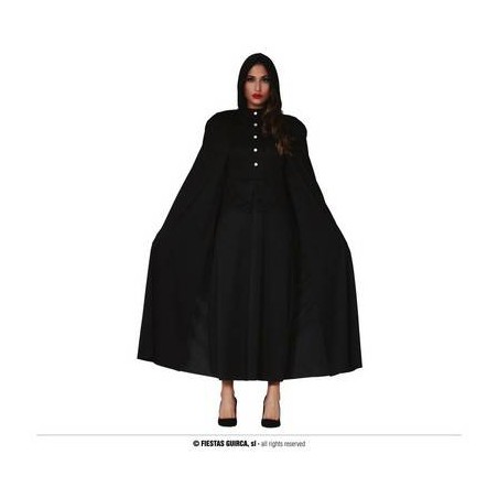 MANTELLO CON CAPPUCCIO 135cm