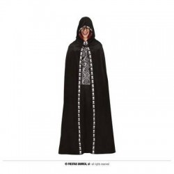 MANTELLO DI VELLUTO CON CAPPUCCIO 150cm