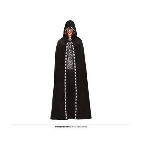 MANTELLO DI VELLUTO CON CAPPUCCIO 150cm