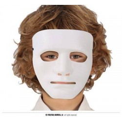MASCHERA BIANCA PVC BAMBINO