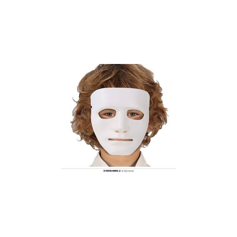 MASCHERA BIANCA PVC BAMBINO