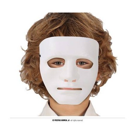 MASCHERA BIANCA PVC BAMBINO