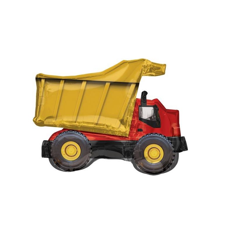 PALLONE MYLAR S/SHAPE CAMION DUMP 81x63cm