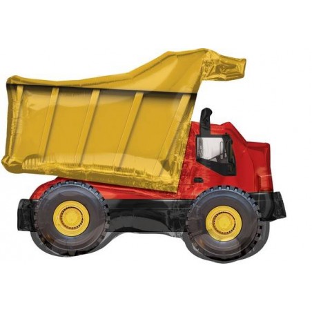 PALLONE MYLAR S/SHAPE CAMION DUMP 81x63cm