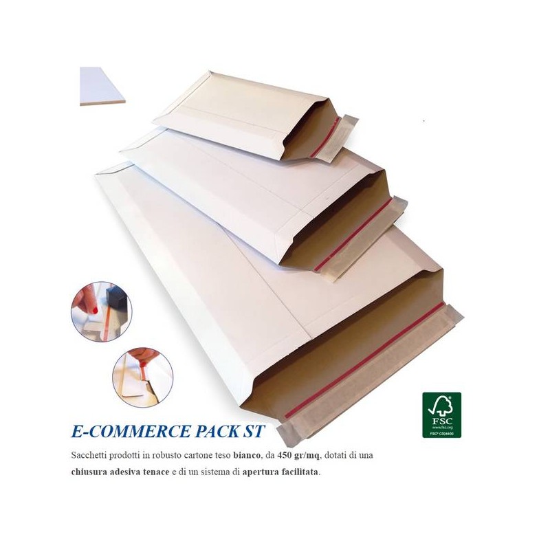 E-COMMERCE PACK ST4 SACCHETTO IN CARTONE 245x345x60mm C4