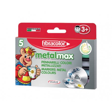 PENNARELLO METALMAX P. GROSSA 5pz FIBRACOLOR