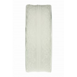 NASTRO TESSUTO PIZZO mm40x20mt BIANCO
