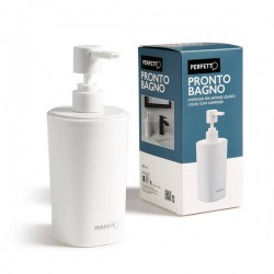 DISPENSER SAPONE LIQUIDO 450ml BIANCO PERFETTO