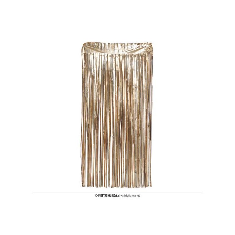 TENDA OPACA ORO METAL 100x200cm