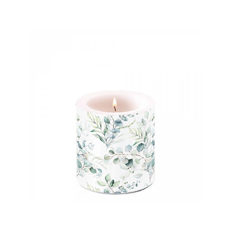 CANDELA SMALL EUCALIPTUS ALL OVER ø7cm H.9cm