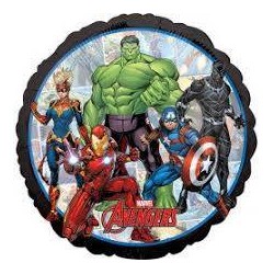 PALLONE TONDO MYLAR AVENGERS POWER UNITE 43cm