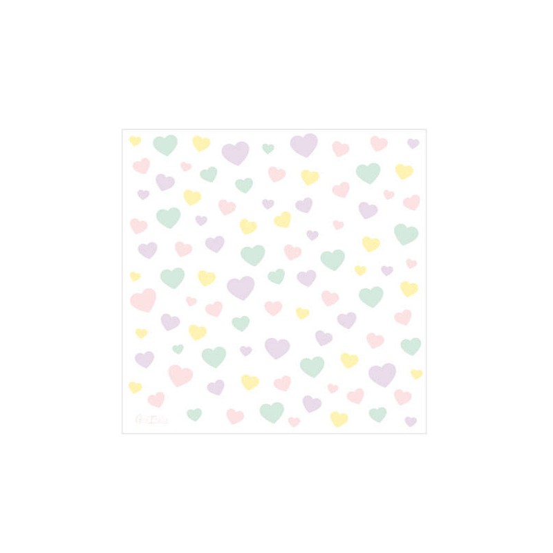 TOVAGLIOLI 33x33 CANDY HEARTS 16pz