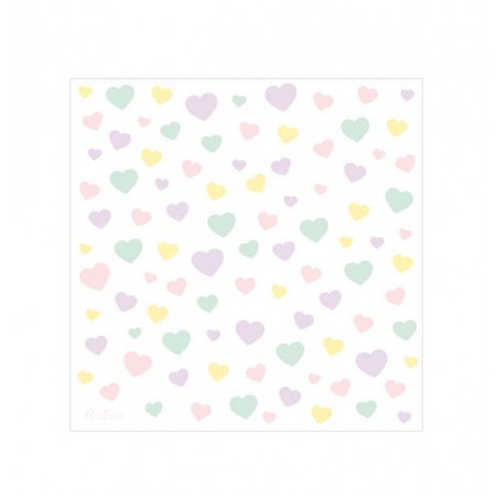TOVAGLIOLI 33x33 CANDY HEARTS 16pz