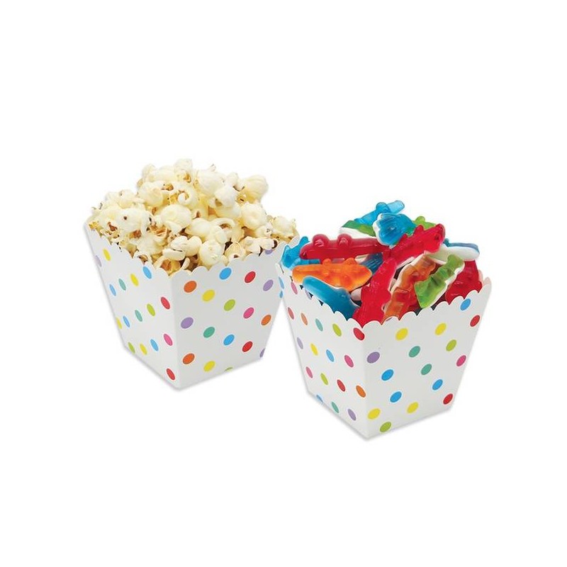 SWEETY BOX 6,5x8x6,5cm POIS MULTICOLOR 6pz