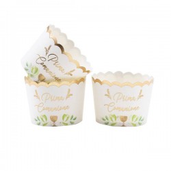 PIROTTINI CARTA COMUNIONE STAMPA ORO 5x4,5cm